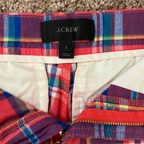 J Crew linen shorts size 2 - Picture 2 of 3